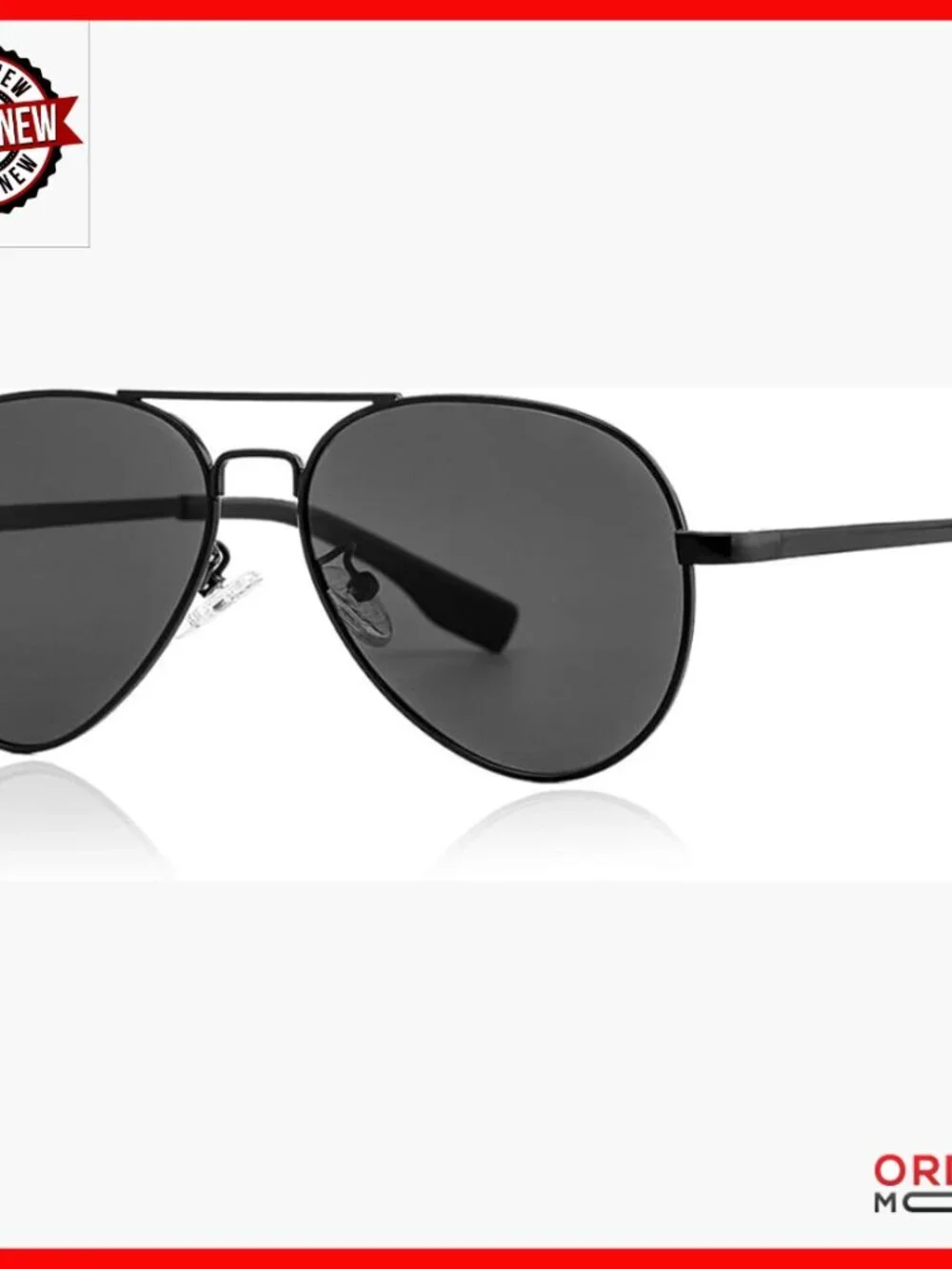 Small Face Polarized Aviator Sunglasses 52MM Metal Frame UV Protection